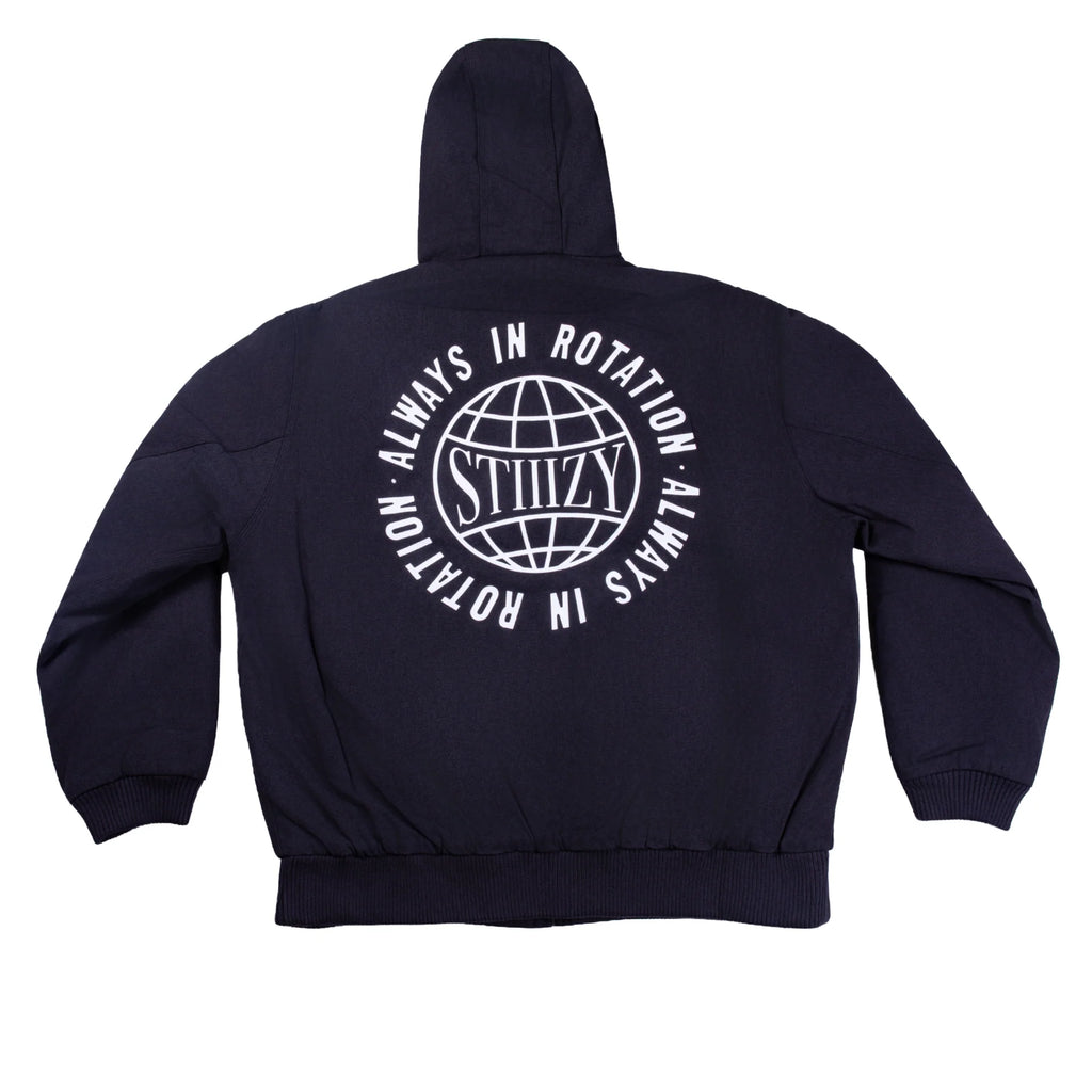 STIIIZY Heavy Hooded Work Jacket - Black
