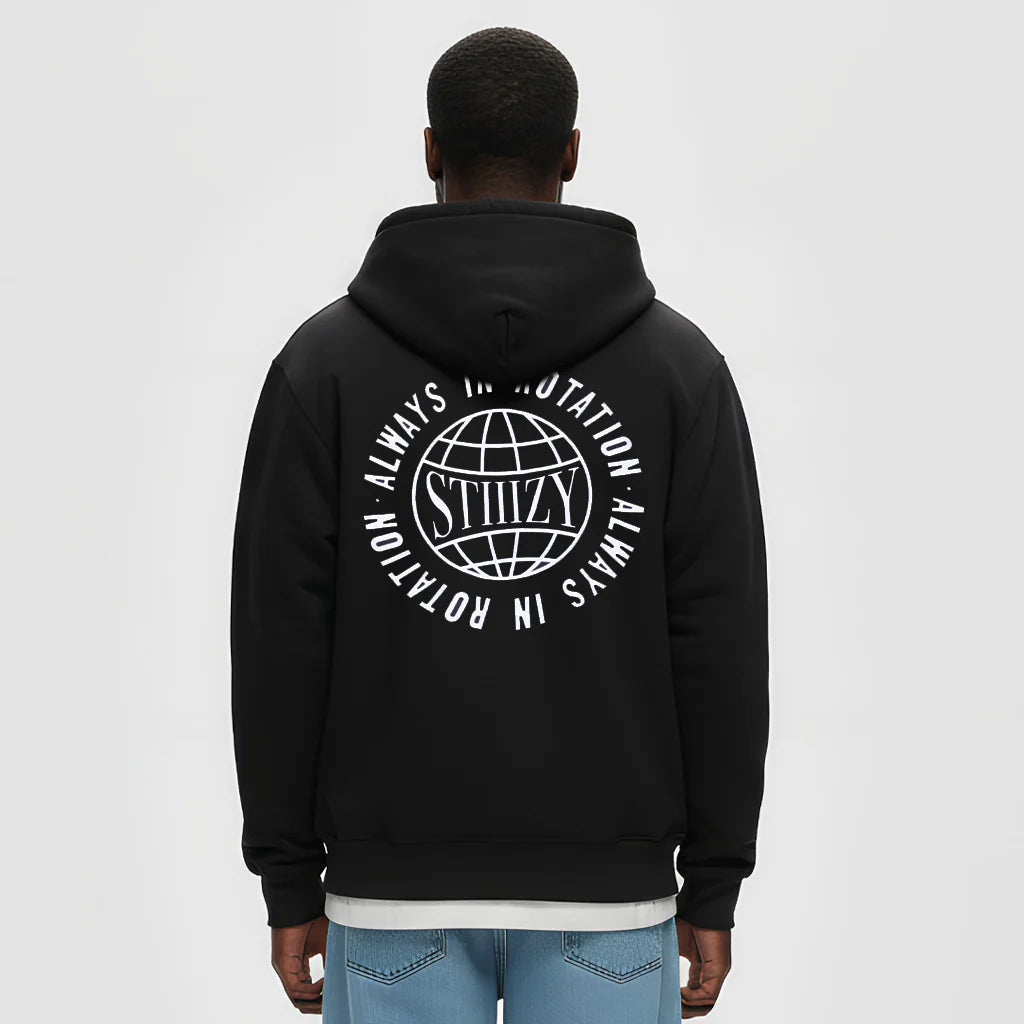 STIIIZY Heavy Hooded Work Jacket - Black