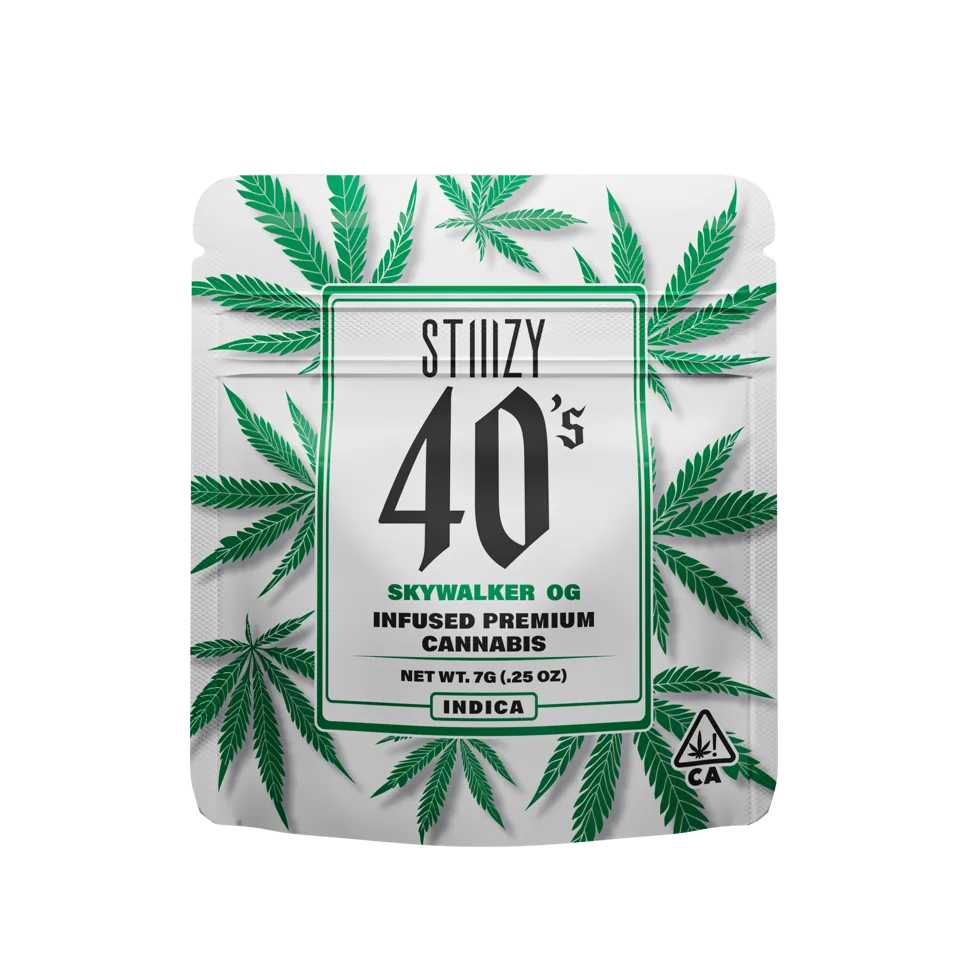 STIIIZY - 40's Infused Flower - Skywalker OG - 7g