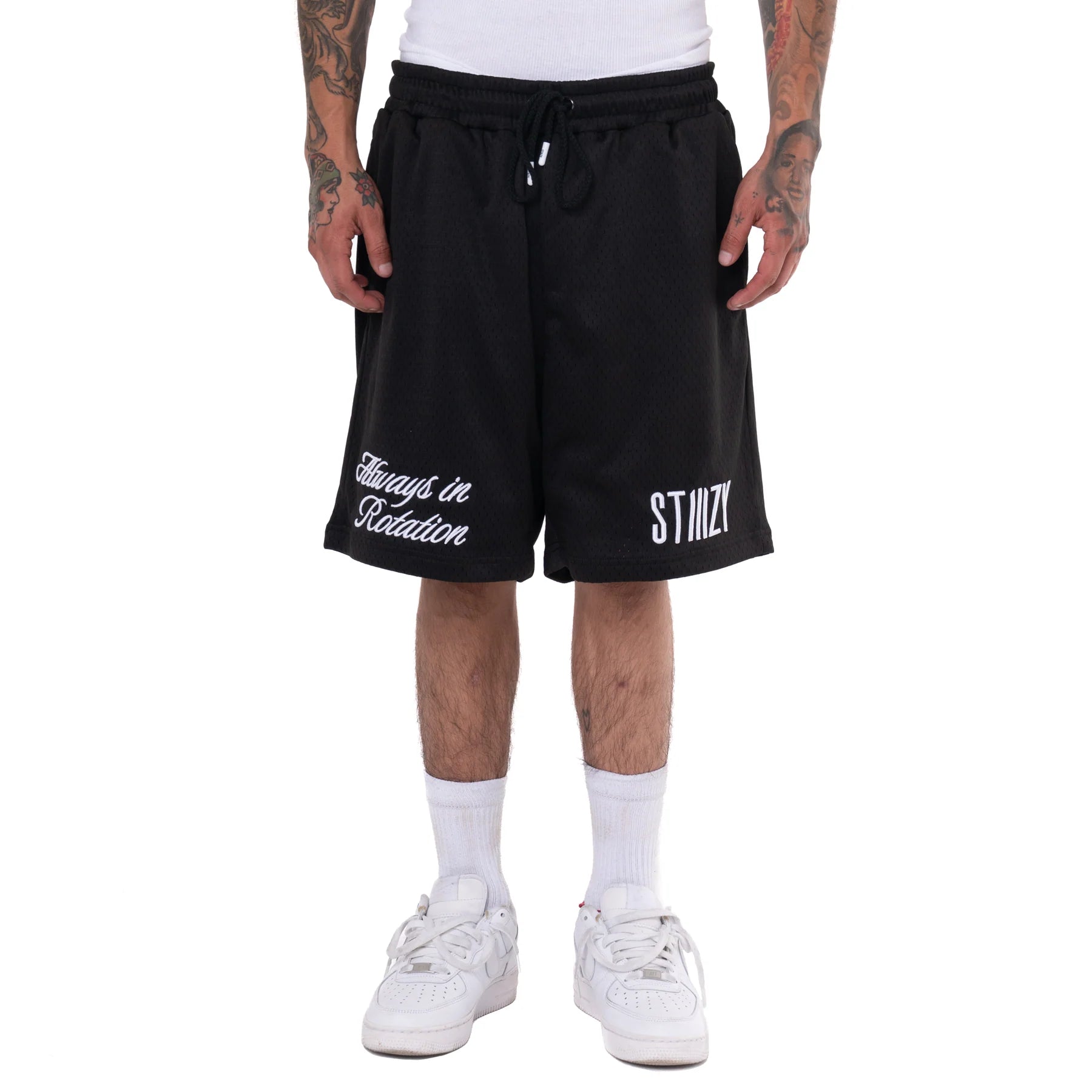 Basketball Mesh Shorts, Black