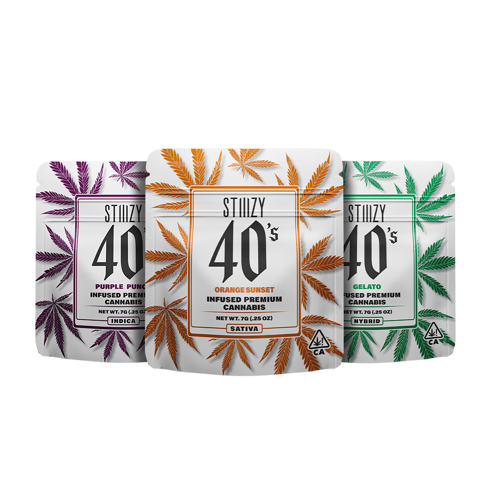 STIIIZY 40'S
STIIIZY 40'S INFUSED FLOWER