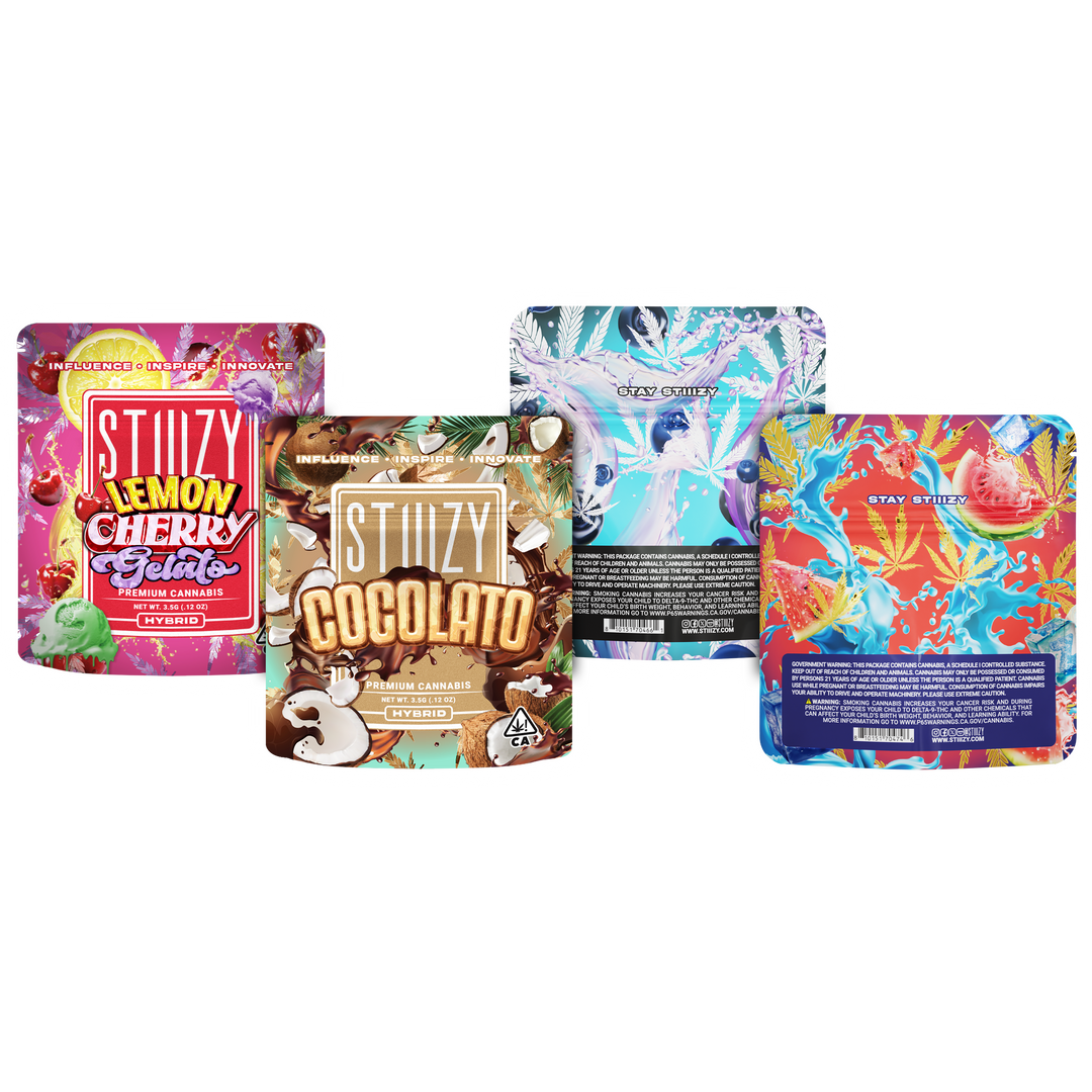 PREMIUM CANNABIS FLOWER
STIIIZY EXOTICS LABEL