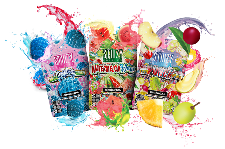 Our original-profile gummies include listed options like Watermelon Wave, Blue Raspberry Blast & Fruit Punch Splash. Chewy, these gummies are available in a pre-portioned format.